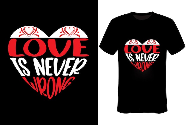 Conception de t-shirt Saint Valentin