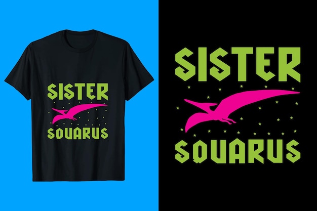 Conception De T-shirt Soeur Squarus