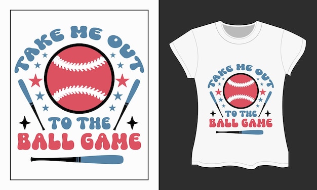 Vecteur conception de t-shirt svg de baseball conception de sublimation de baseball rétro conception de t-shirt de baseball rétro