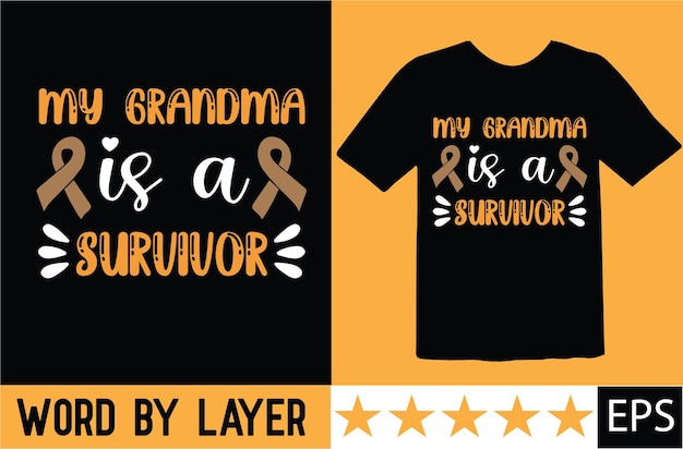 Conception de t-shirt svg cancer du sein