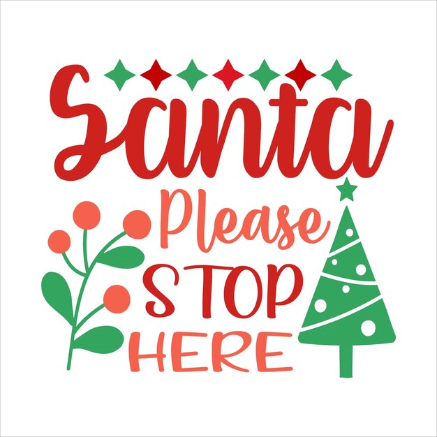 Conception de t-shirt SVG de Noël