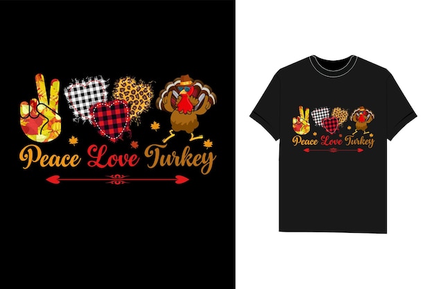 Conception De T-shirt De Thanksgiving