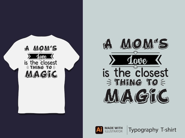 Vecteur conception de t-shirt de typographie de la fête des mères avec vecteur