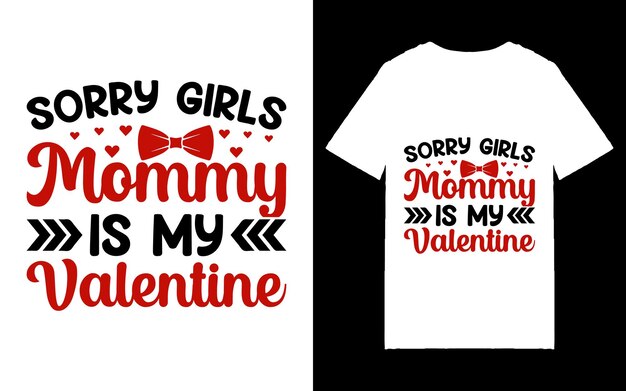 Vecteur conception de t-shirt typographie saint valentin