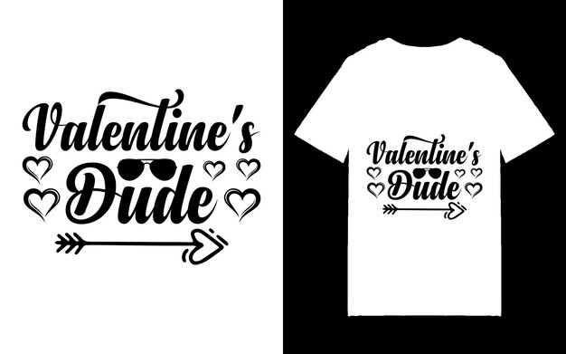 Vecteur conception de t-shirt typographie saint valentin