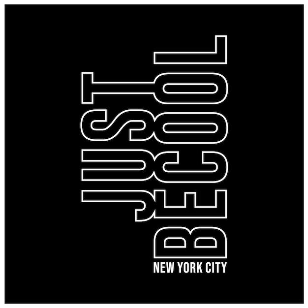 Conception de t-shirt de typographie de slogan de new york city