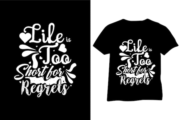 Conception de t-shirt de typographie