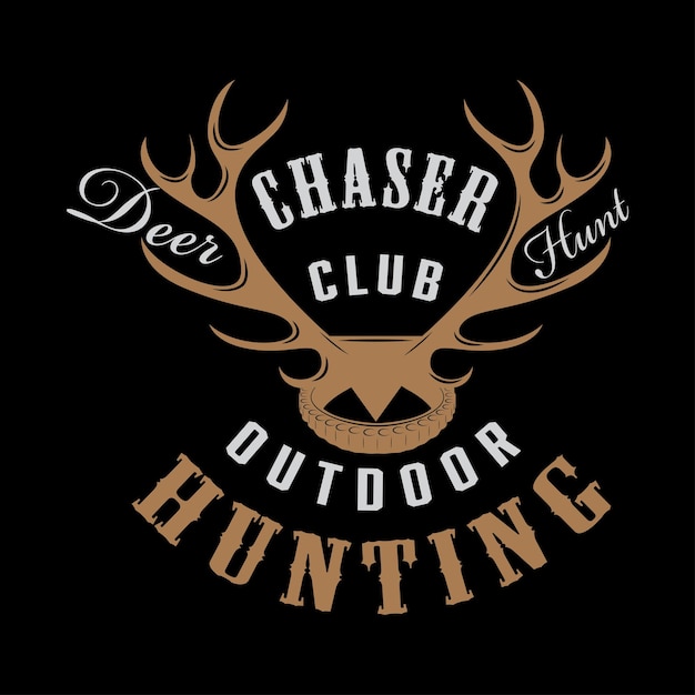 Conception De T-shirt De Vecteur De Faune De Chasse