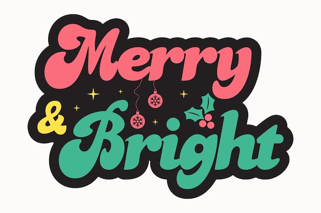 Conception de t-shirt de vecteur de Noël