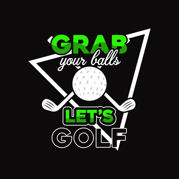 Conception De T-shirts De Golf