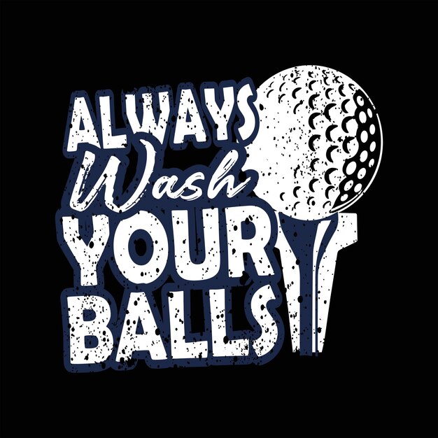 Conception De T-shirts De Golf