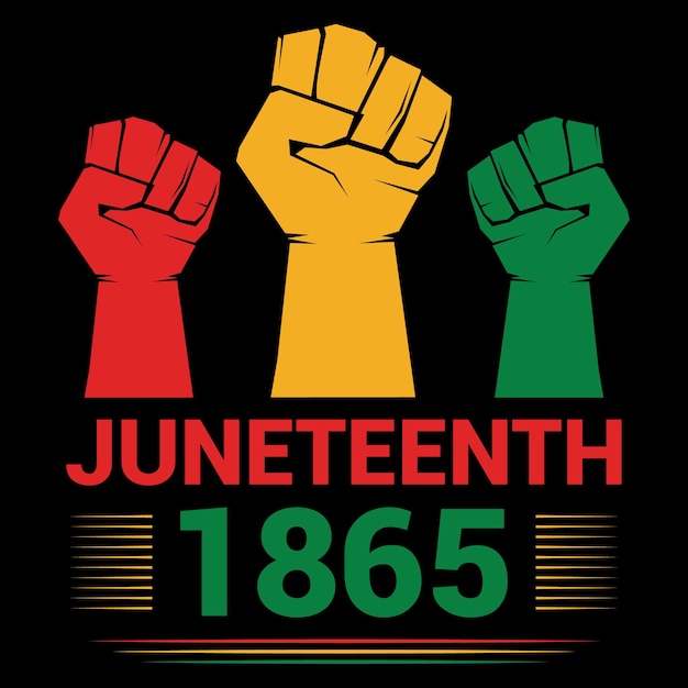 Conception De T-shirts Juneteenth