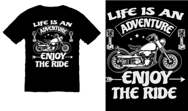 Conception de T-shirts de moto