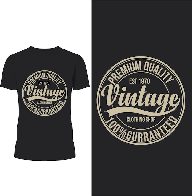 Vecteur conception de t-shirts vintage de qualité supérieure