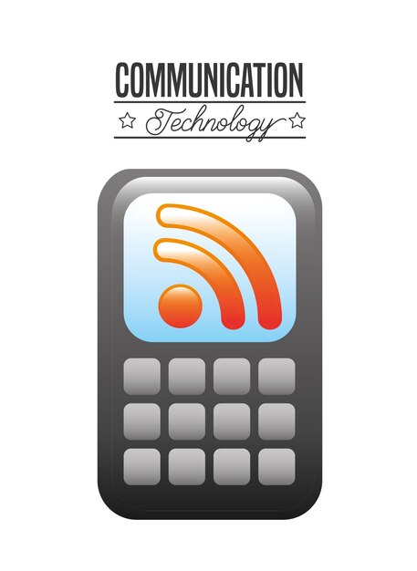 Conception De La Technologie De Communication, Illustration Vectorielle Eps10 Graphique