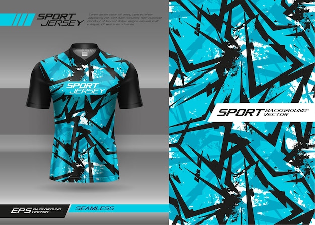 Conception De Texture Abstraite De Maillot De Sport Pour La Sublimation Football Racing Gaming Motocross Cyclisme