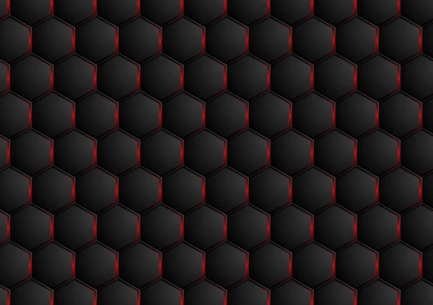 Conception De Texture Hexagonale Abstraite Sombre