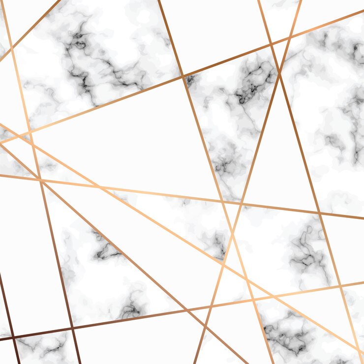 conception de texture de marbre avec des lignes géométriques dorées, surface de persillage noir et blanc