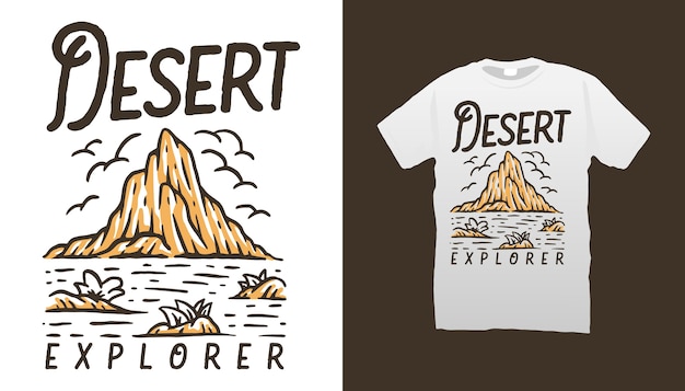 Conception De Tshirt Desert Explorer