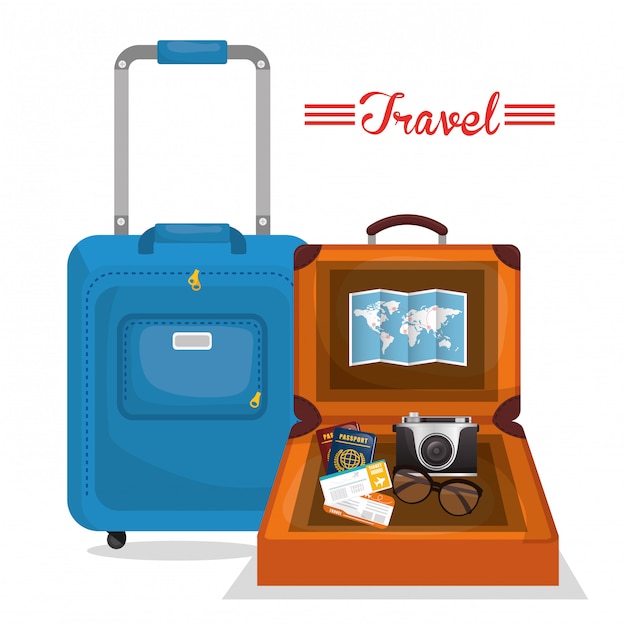 Conception de vacances de voyage.