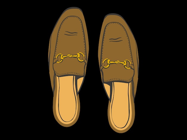 Vecteur conception de vecteur de chaussures