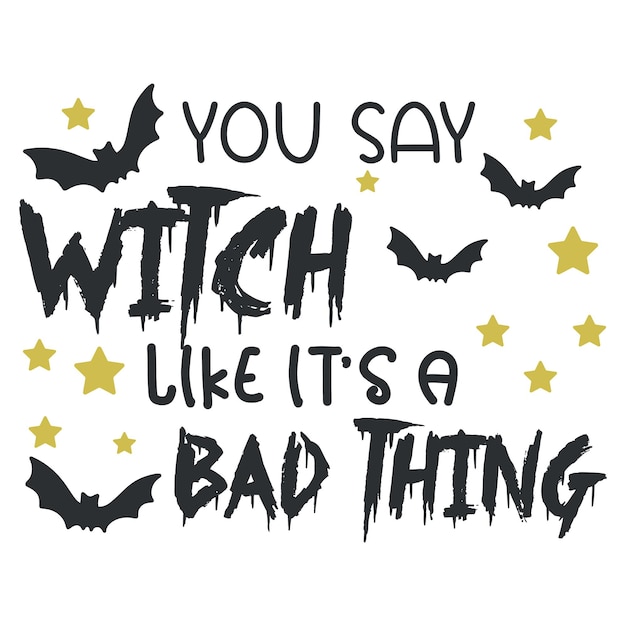 Conception de vecteur de citations d'Halloween vol1