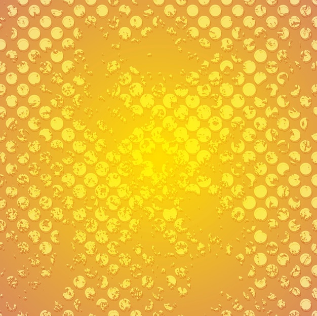 Conception de vecteur de demi-teinte grunge rétro