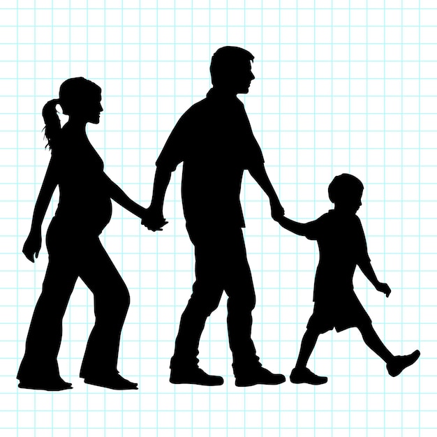 Conception de vecteur de famille