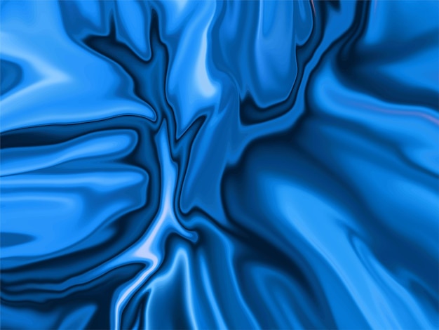 Conception De Vecteur De Fond Liquide Couleur Bleu Moderne Abstrait