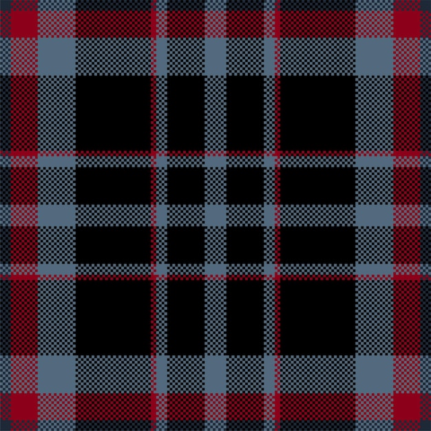 Conception De Vecteur De Fond De Pixel. Plaid De Modèle Sans Couture Moderne. Tissu à Texture Carrée. Textile écossais Tartan. Ornement De Madras Couleur Beauté.