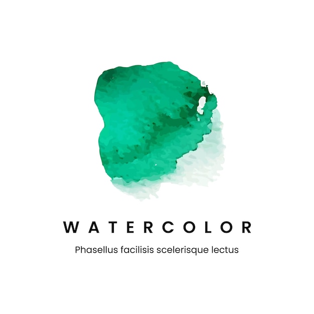 Conception De Vecteur De Logo Aquarelle. Vecteur De Logo Abstrait. Fond D'éléments Colorés Abstraits