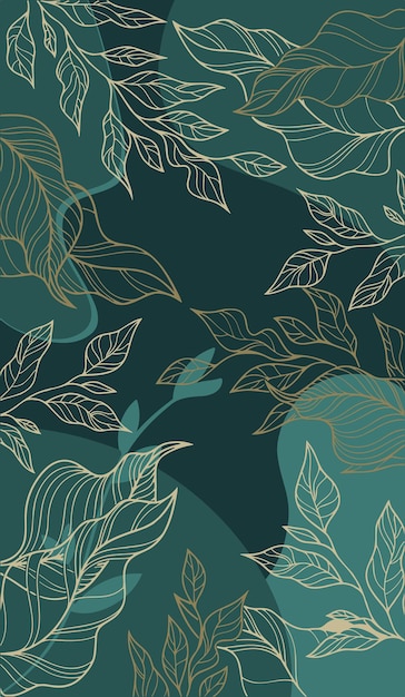 Conception vectorielle de fleurs Arrière-plan élégant