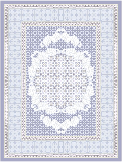 Conception Vectorielle De Tapis Vintage 28