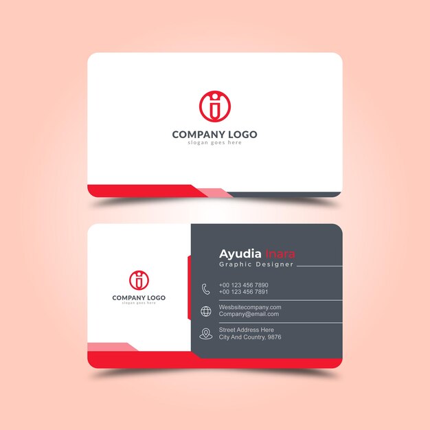 Conceptions De Cartes De Visite Professionnelles