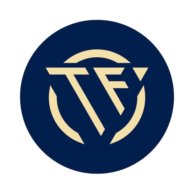 Conceptions créatives et simples du logo TF monogramme initial