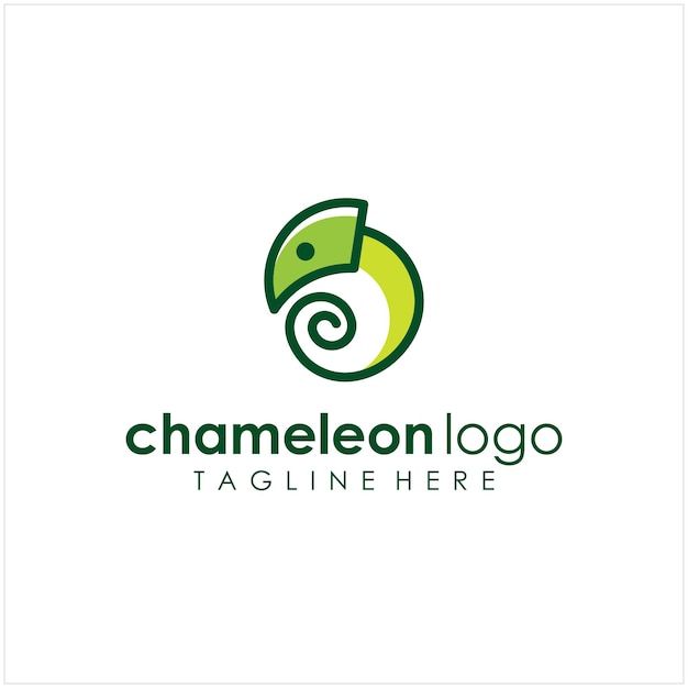 Conceptions De Logo Caméléon