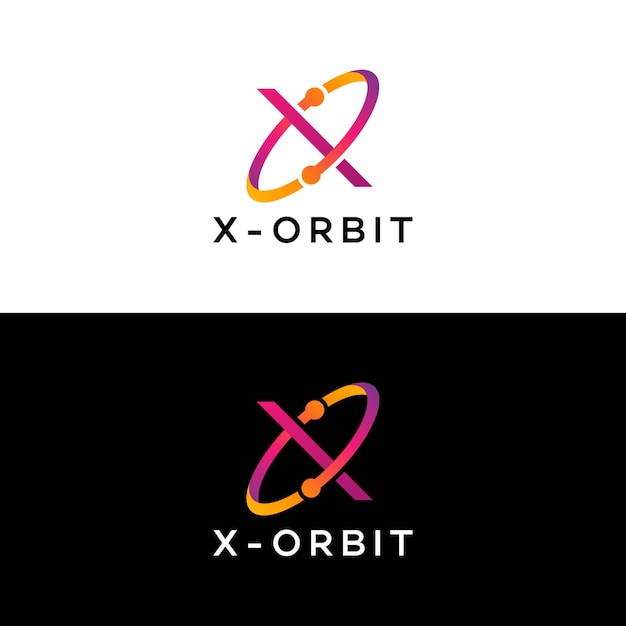 Conceptions De Modèles De Logo Modernes X Orbit