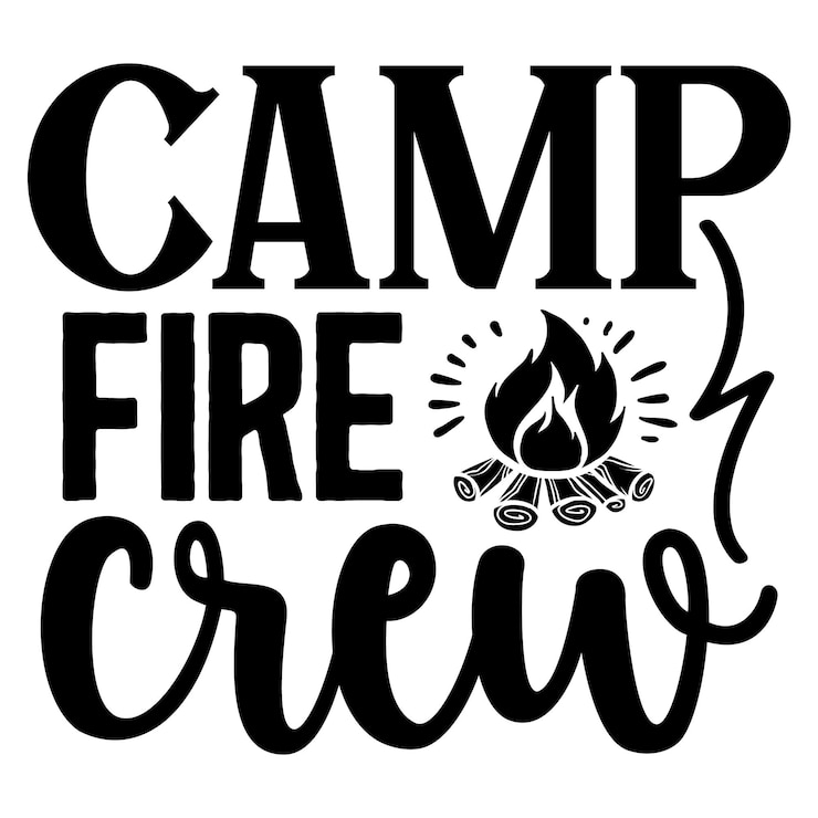 Vecteur conceptions svg de camping