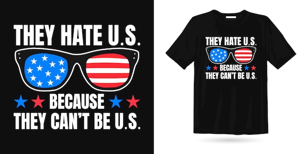 Conceptions De T-shirt De La Fête De L'indépendance Des états-unis Du 4 Juillet