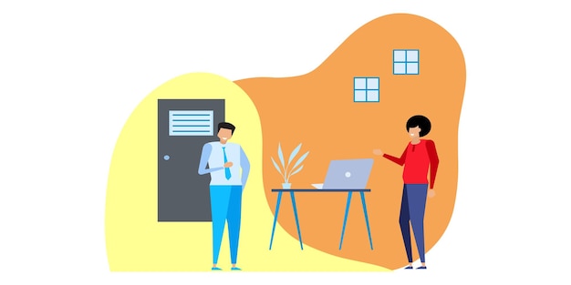 Concepts commerciaux des entrepreneurs. Concepts d'illustration plate pour la conception web