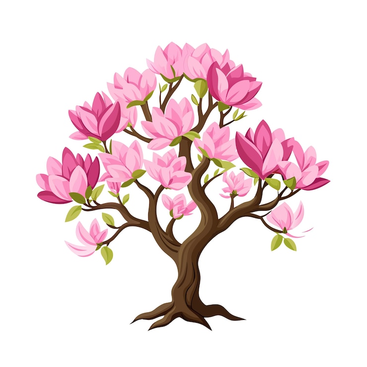 Vecteur les concepts d'illustration vectorielle de style plat des arbres