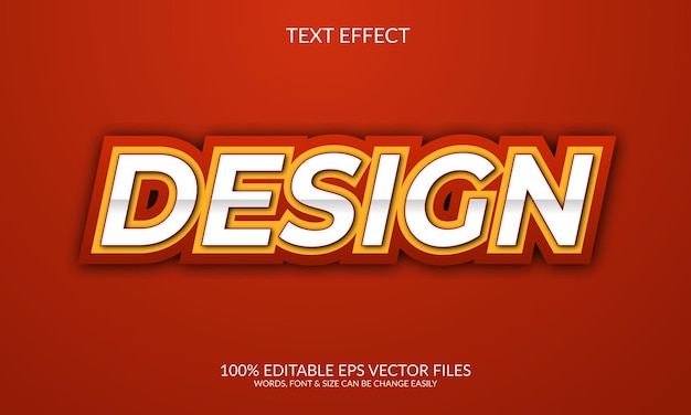 Concevoir un effet de texte vectoriel 3D modifiable