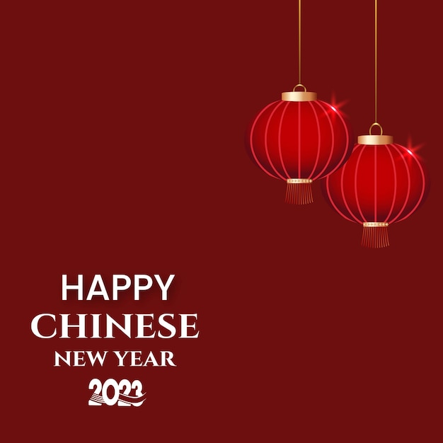 Vecteur concevoir joyeux nouvel an chinois 2023