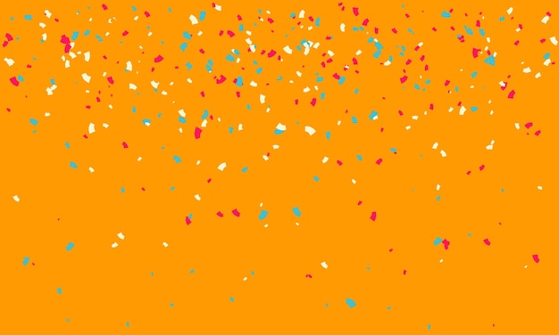 Confetti pour le fond du festival invitation à une fête d'anniversaire carnaval célébrer un concert de glamour particules volantes brillantes et colorées effet de mosaïque magique cérémonie romantique ornement vibrant