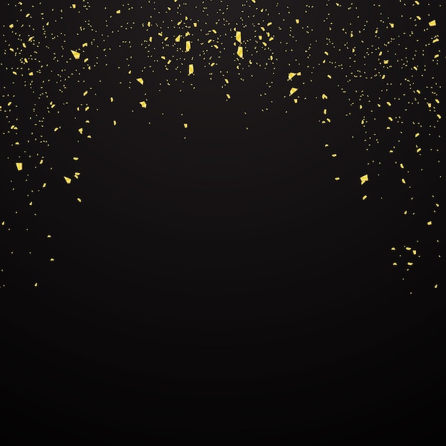 confettis dorés