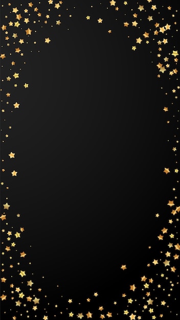 Confettis étincelants De Luxe Aléatoires étoiles D'or