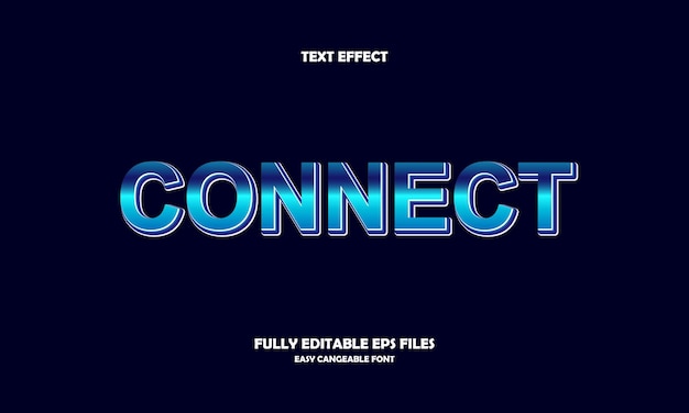 Connecter L'effet De Texte