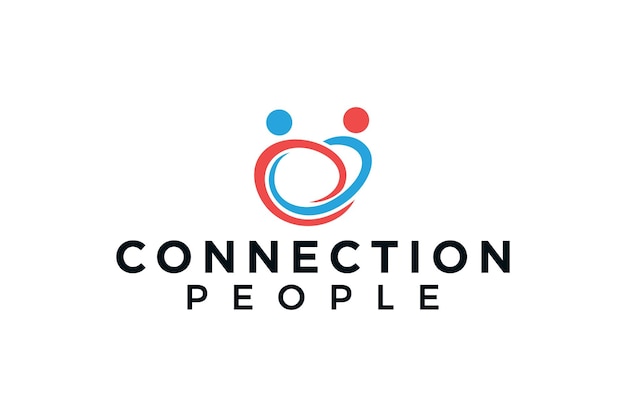 Connecter Les Gens Logo Design