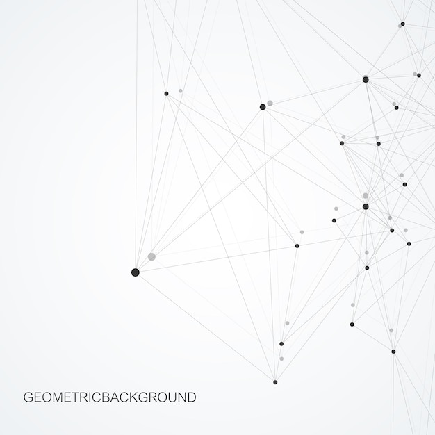 Connexion au réseau mondial. Arrière-plan de visualisation de réseau et de données volumineuses. Affaires mondiales. Illustration vectorielle.