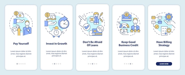 Conseils sur la gestion des finances des petites entreprises pour l'intégration de l'écran de l'application mobile